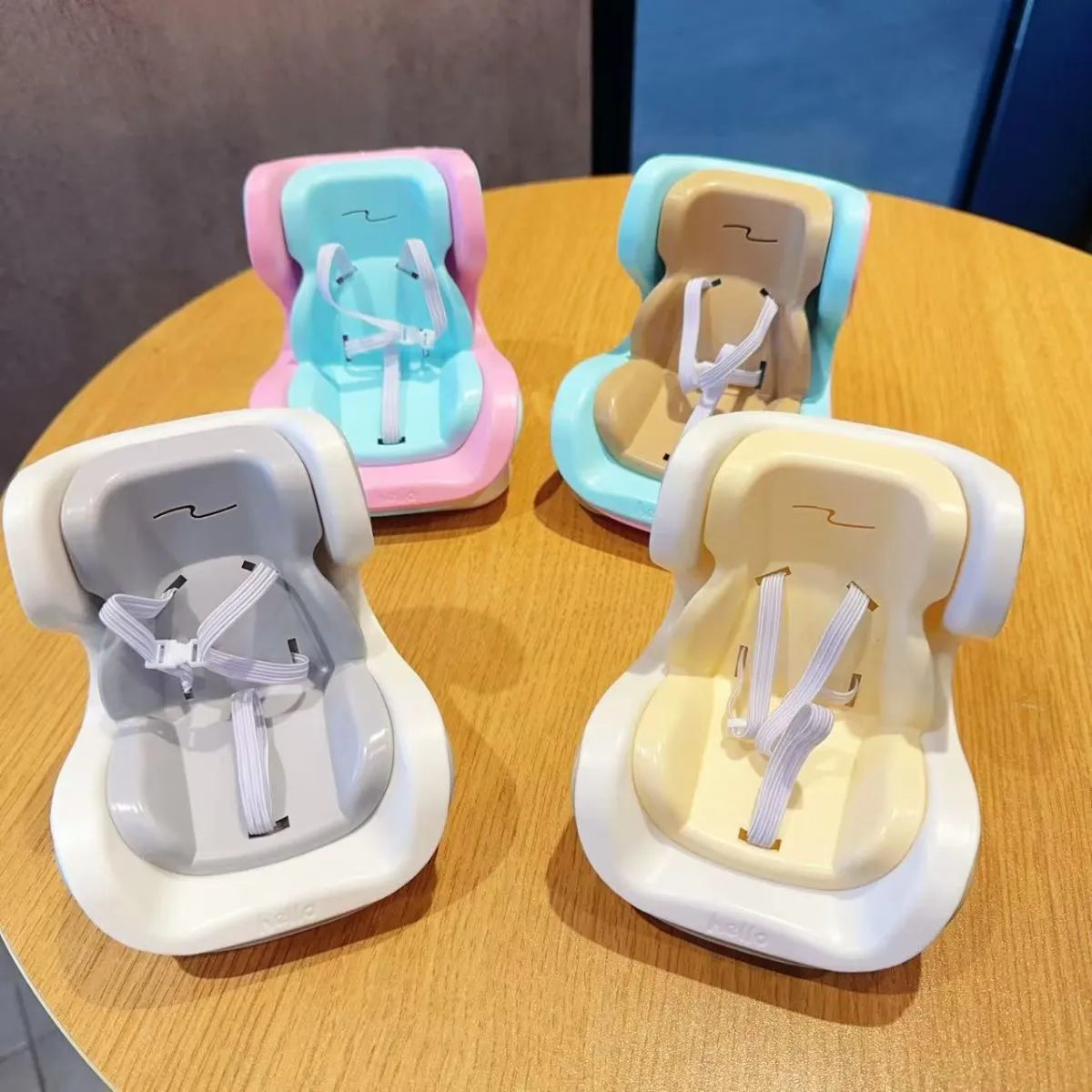 Cute Doll Car Seat Air Freshener – Adorable Air Vent Clip for Dashboard, Kawaii Car Decoration & Refillable Fragrance Holder